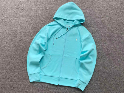 Felpa con cappuccio e zip basic Ralph Lauren