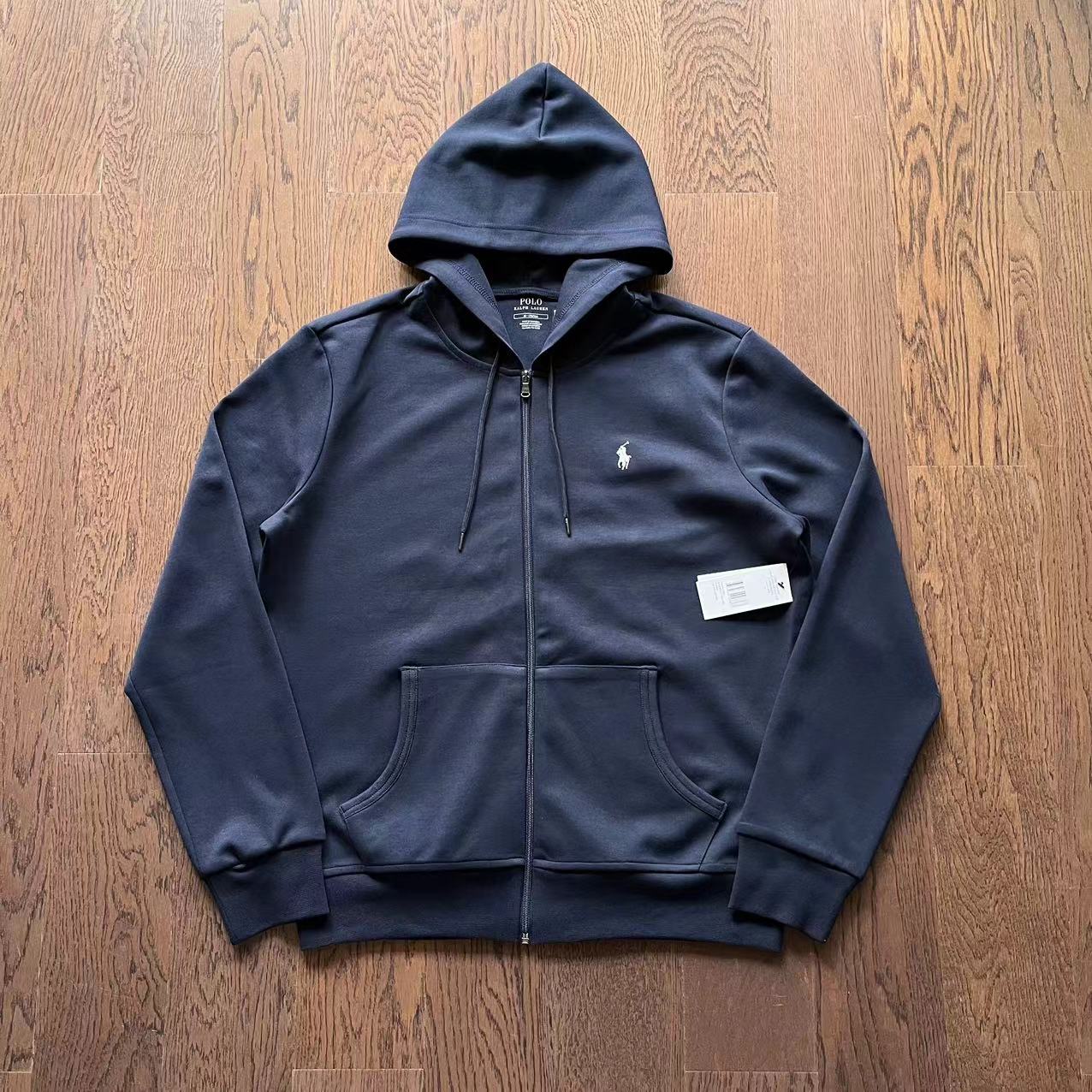 Nouveau sweat à capuche zippé basique Ralph Lauren