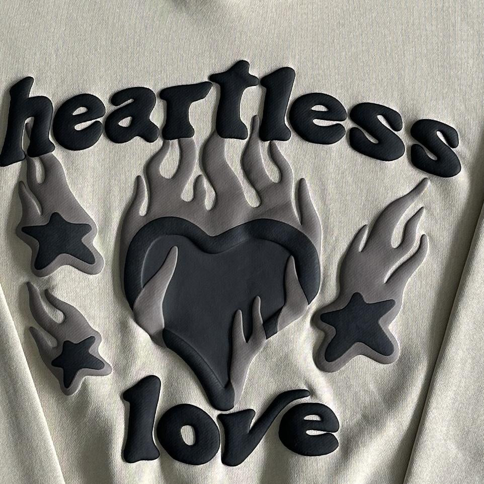 Sweat à capuche amour brisé sans cœur