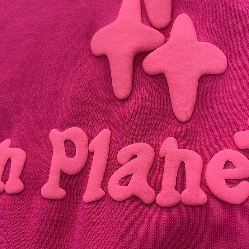 Broken Planet  Pink Hoodie