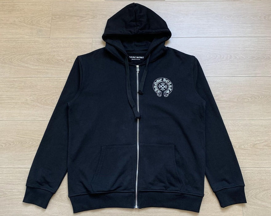 Sweat à capuche zippé Chrome Hearts