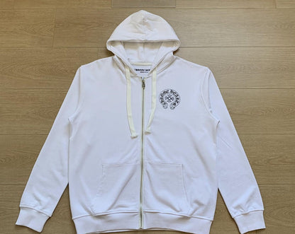 Sweat à capuche zippé Chrome Hearts