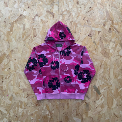 Denim Tears Sweat à capuche zippé camouflage 1:1 4+