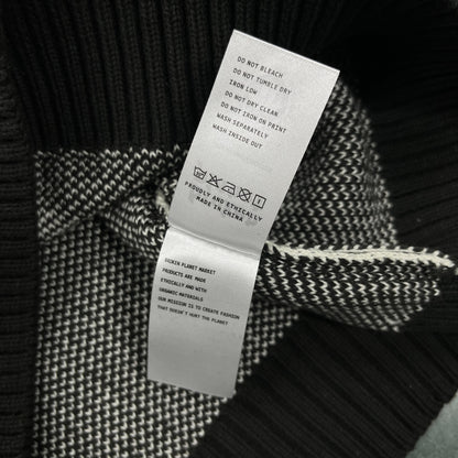 Pull en maille point cassé