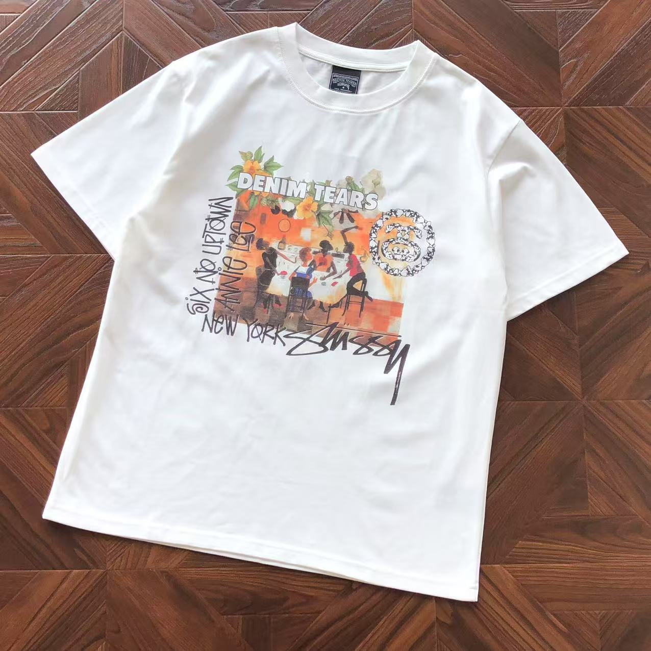 T-shirt Denim Tears x Stussy