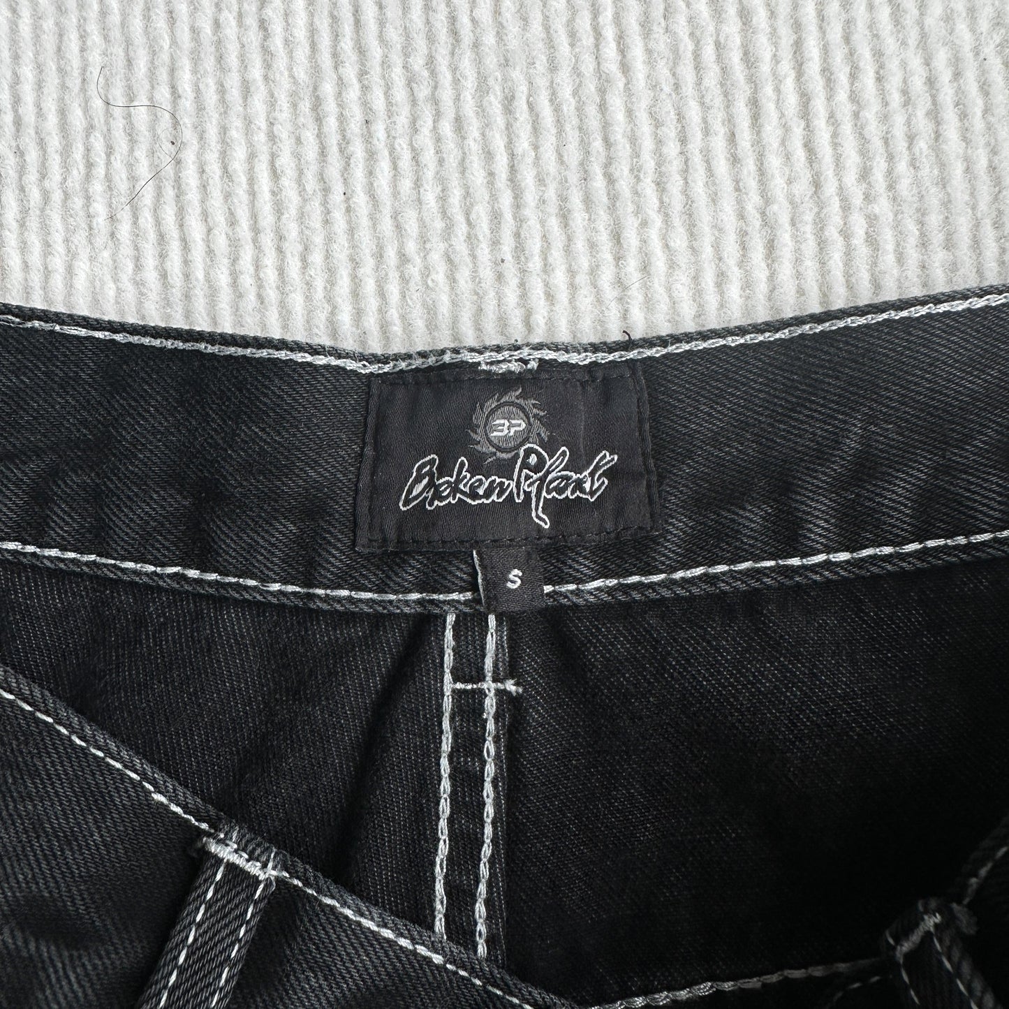 Short en jean Broken P