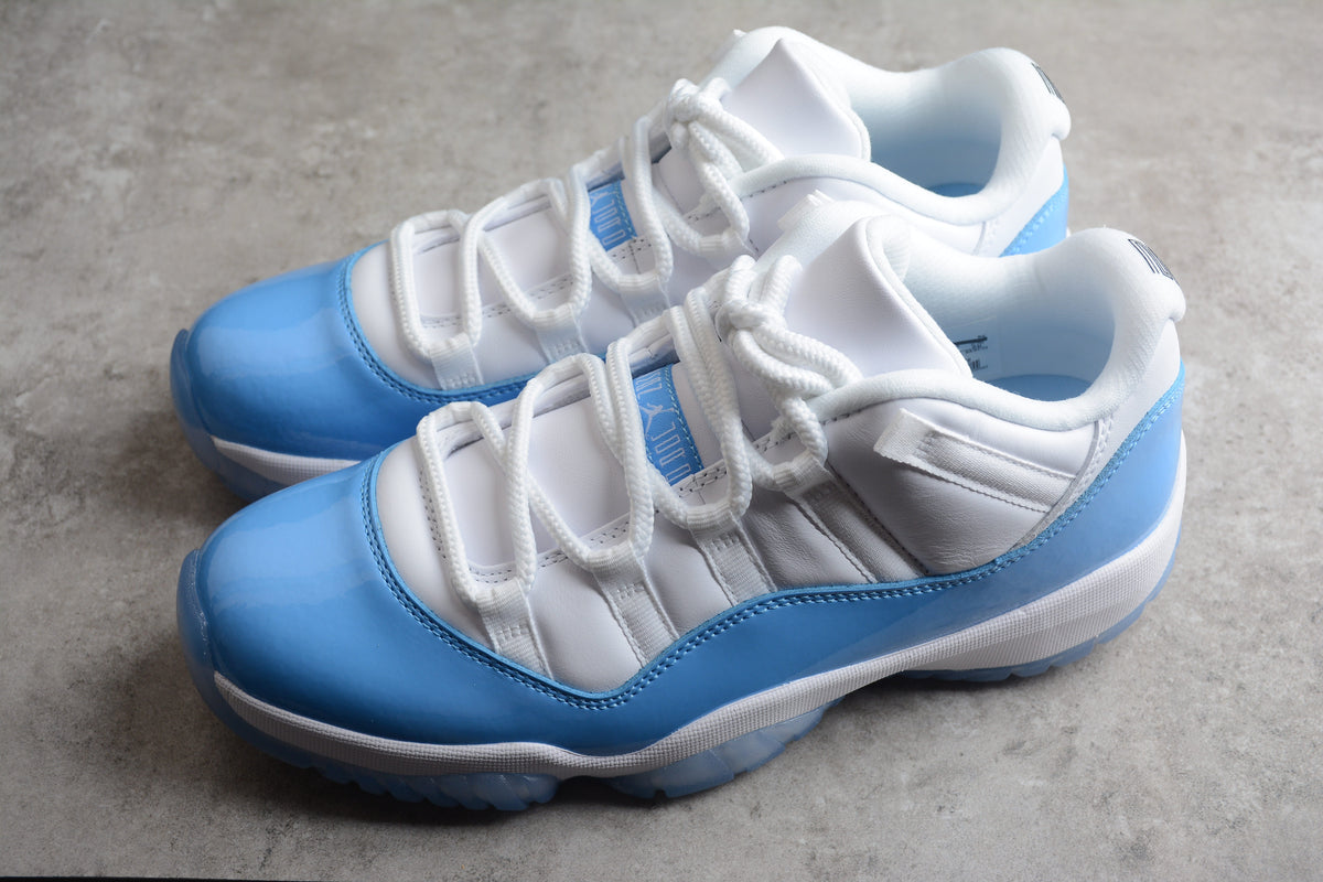 AJ 11 Low "Blanco y Azul Universitario"
