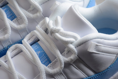 AJ 11 Low "Blanco y Azul Universitario"