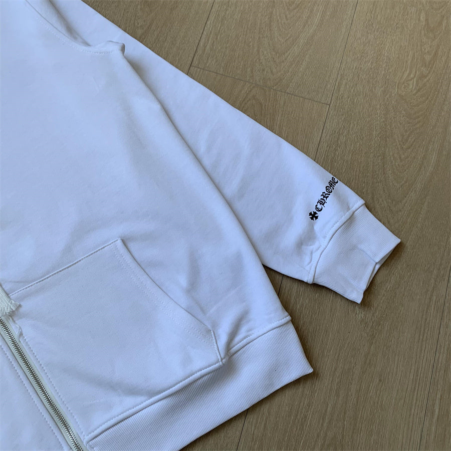 Sweat à capuche zippé Chrome Hearts