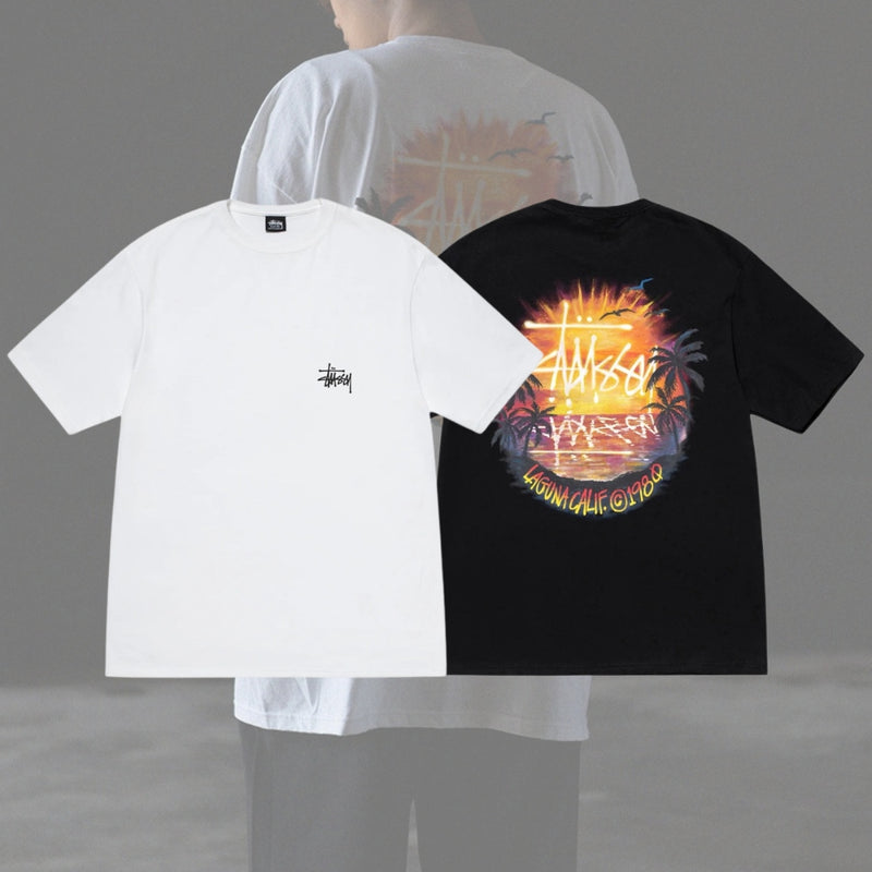 Stussy SS24 Tshirt Sunset