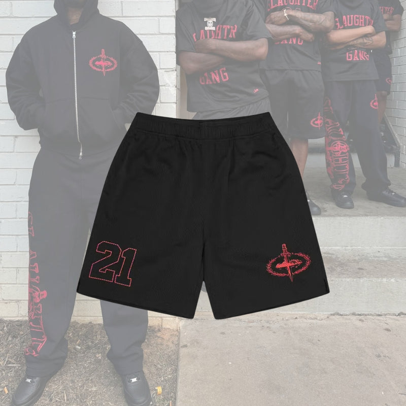 Corteiz x Slaugther Gang Shorts