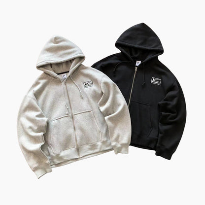 Sweat à capuche zippé Nike x Stussy
