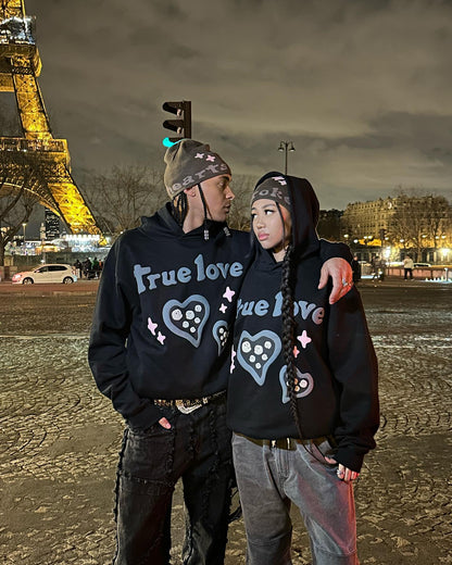Sweat à capuche Broken P True Love