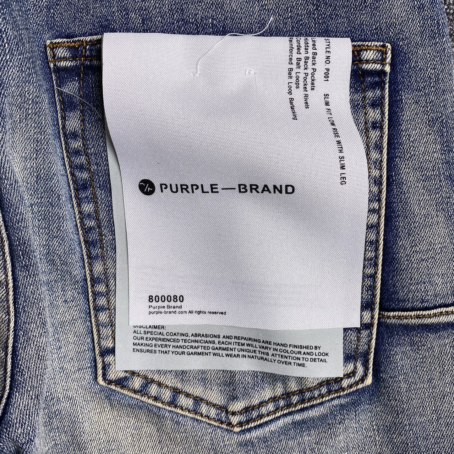 Jeans slim Purple Brand