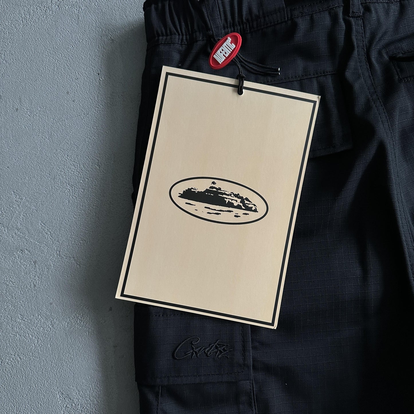 Shorts cargo noirs Corteiz