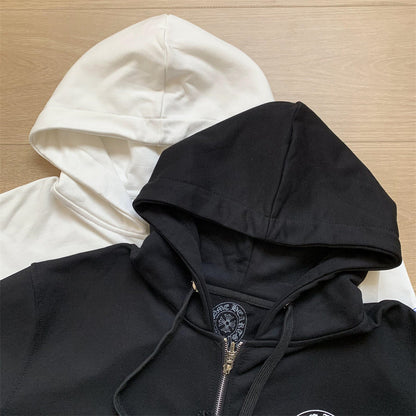 Sweat à capuche zippé Chrome Hearts