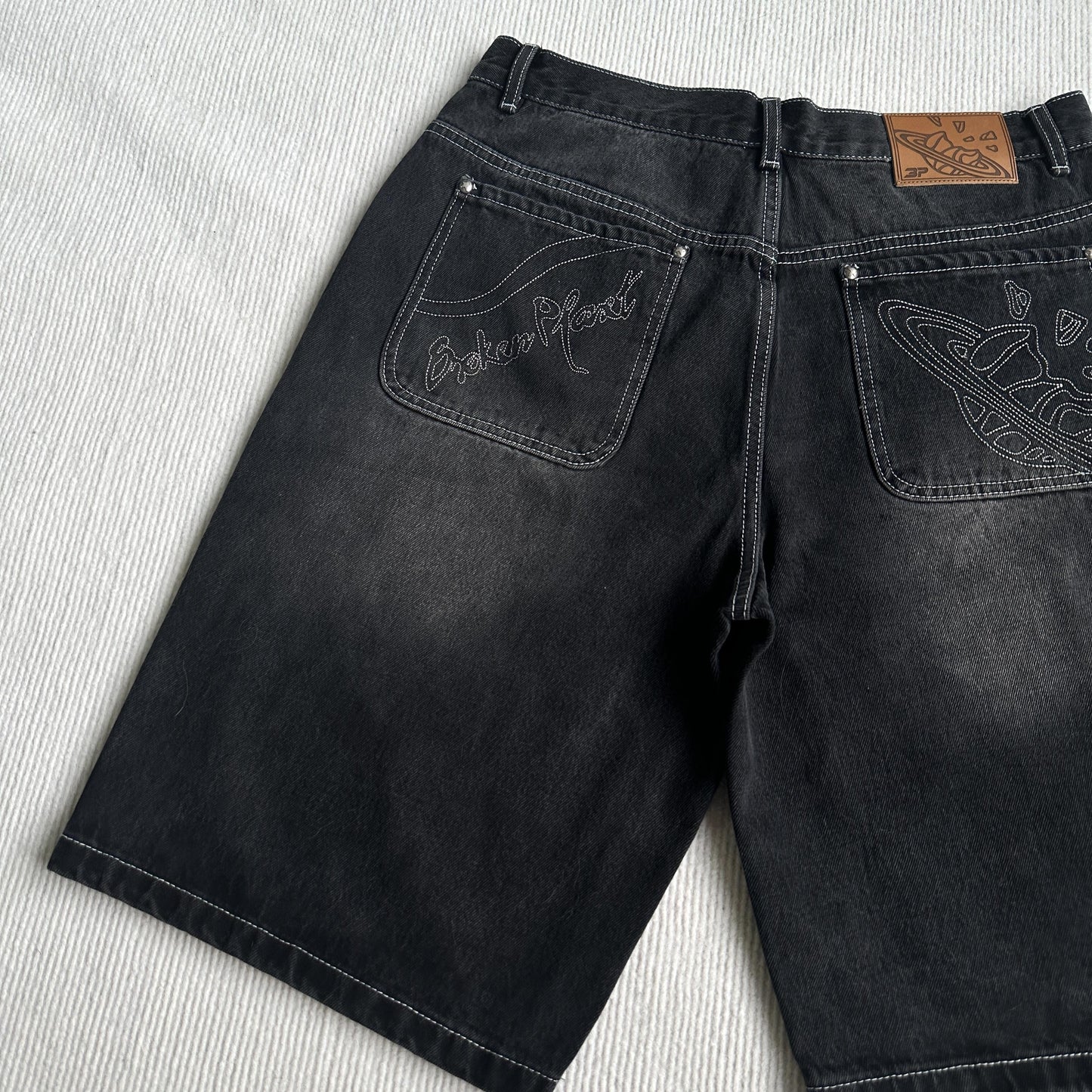 Short en jean Broken P