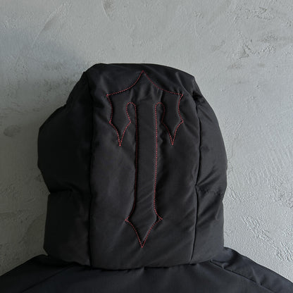 Trapstar Decoded Hooded Puffer Jacket 2.0 Nero / Infrarossi