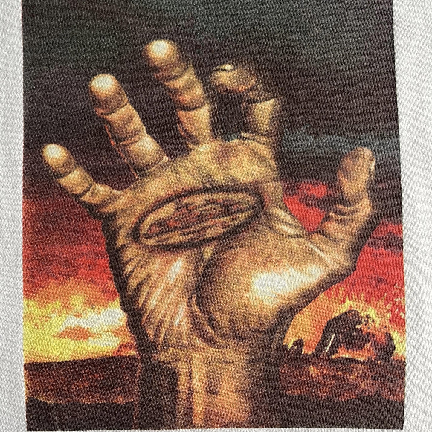 T-shirt blanc Corteiz Hand