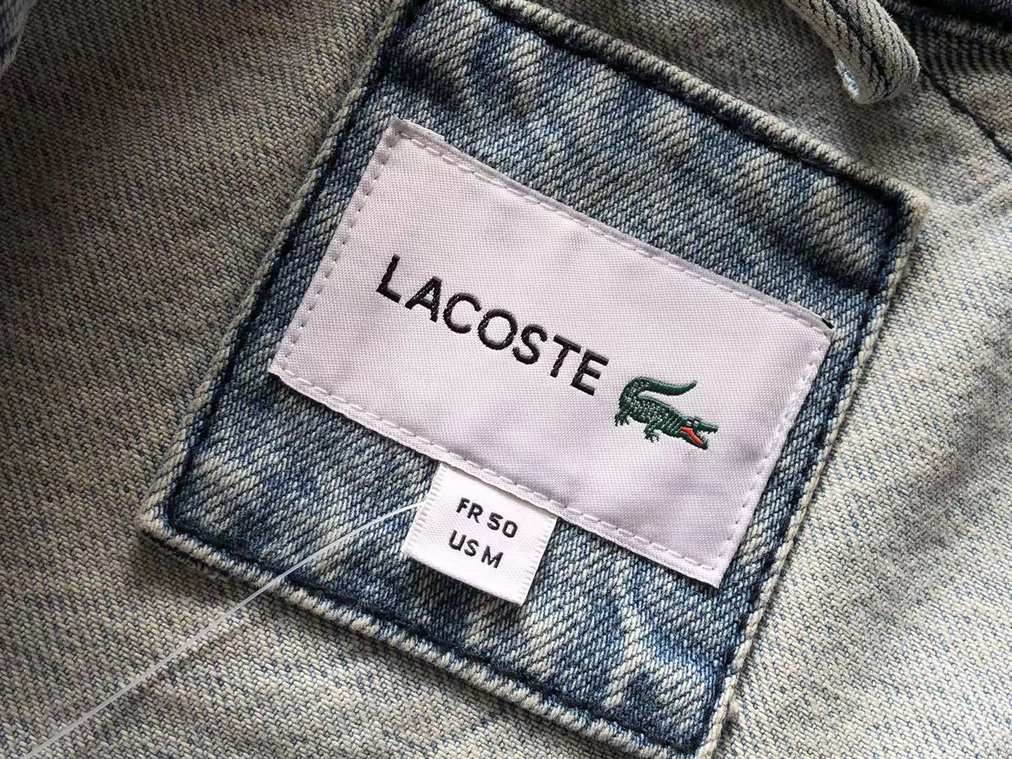 Veste en jean Lacoste