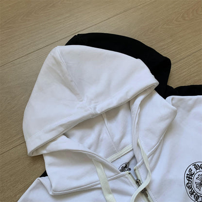 Sweat à capuche zippé Chrome Hearts