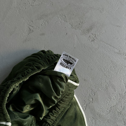 Pantalon en velours Corteiz vert