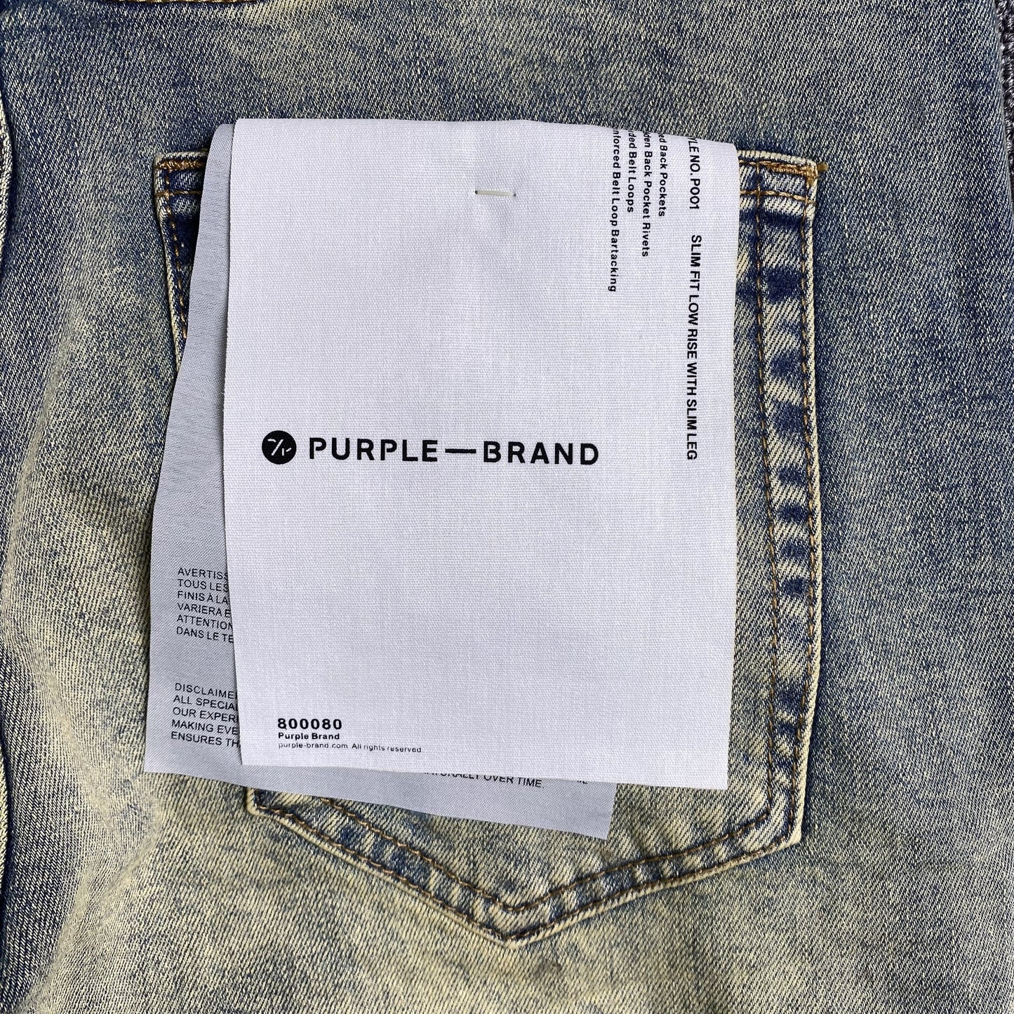 Jean slim Purple Brand