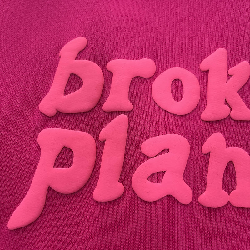 Broken Planet  Pink Hoodie