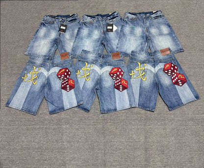 Shorts Evisu x Palace 2+