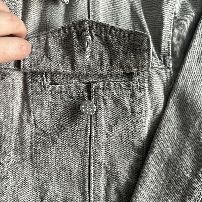 Corteiz Denim Jeans Jacket Grey