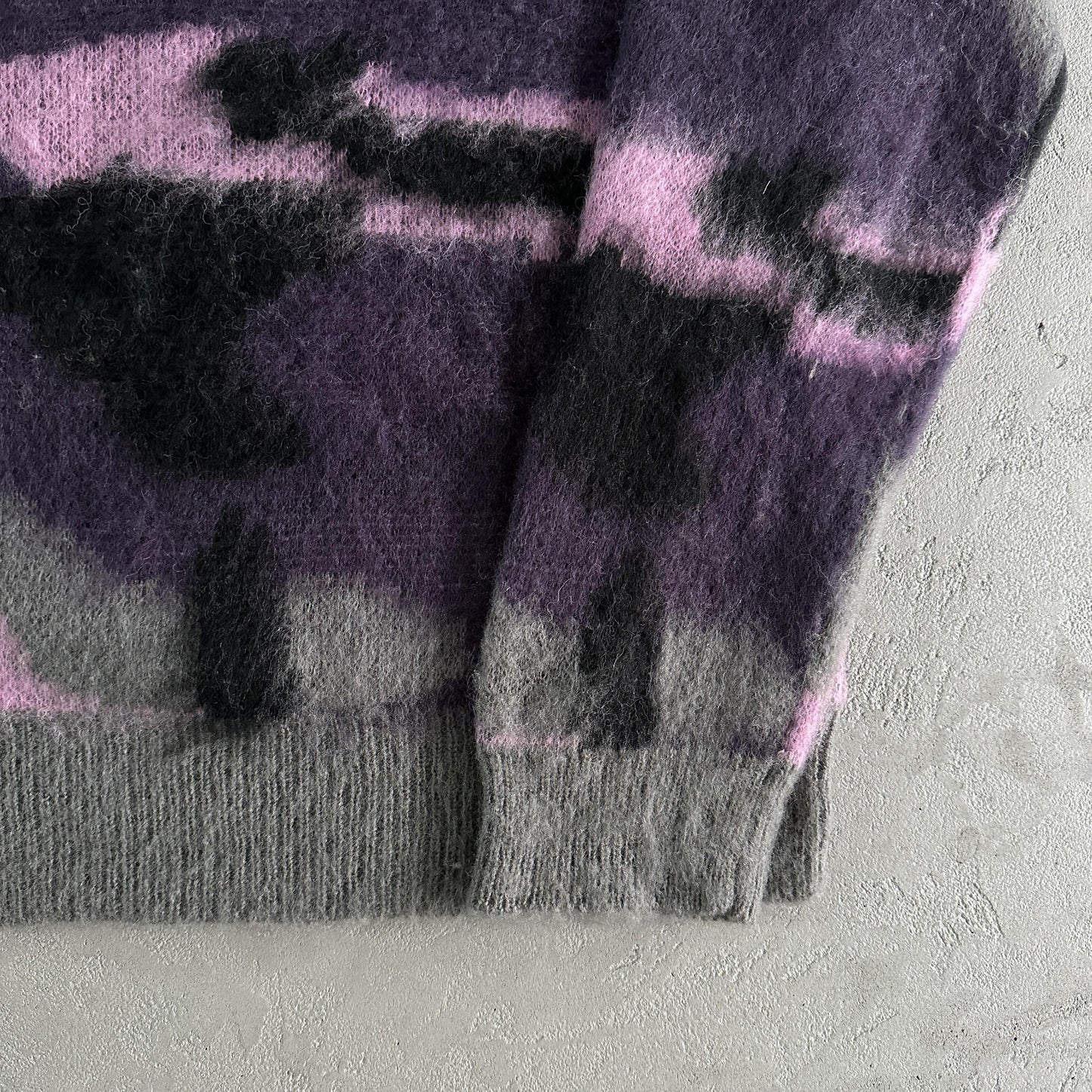 Corteiz Pull Mohair Camouflage violet