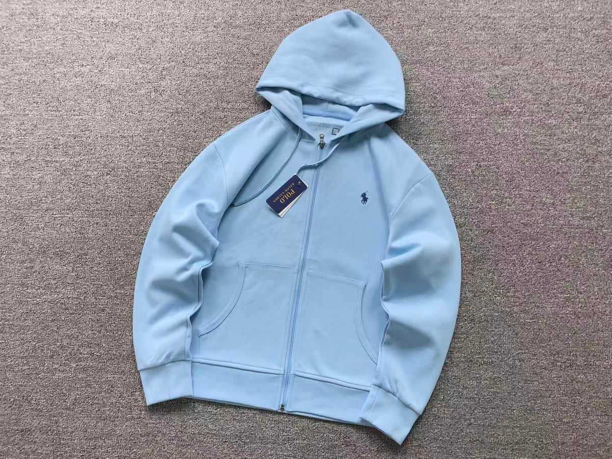Felpa con cappuccio e zip basic Ralph Lauren