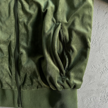 Ensemble de survêtement en velours Corteiz vert