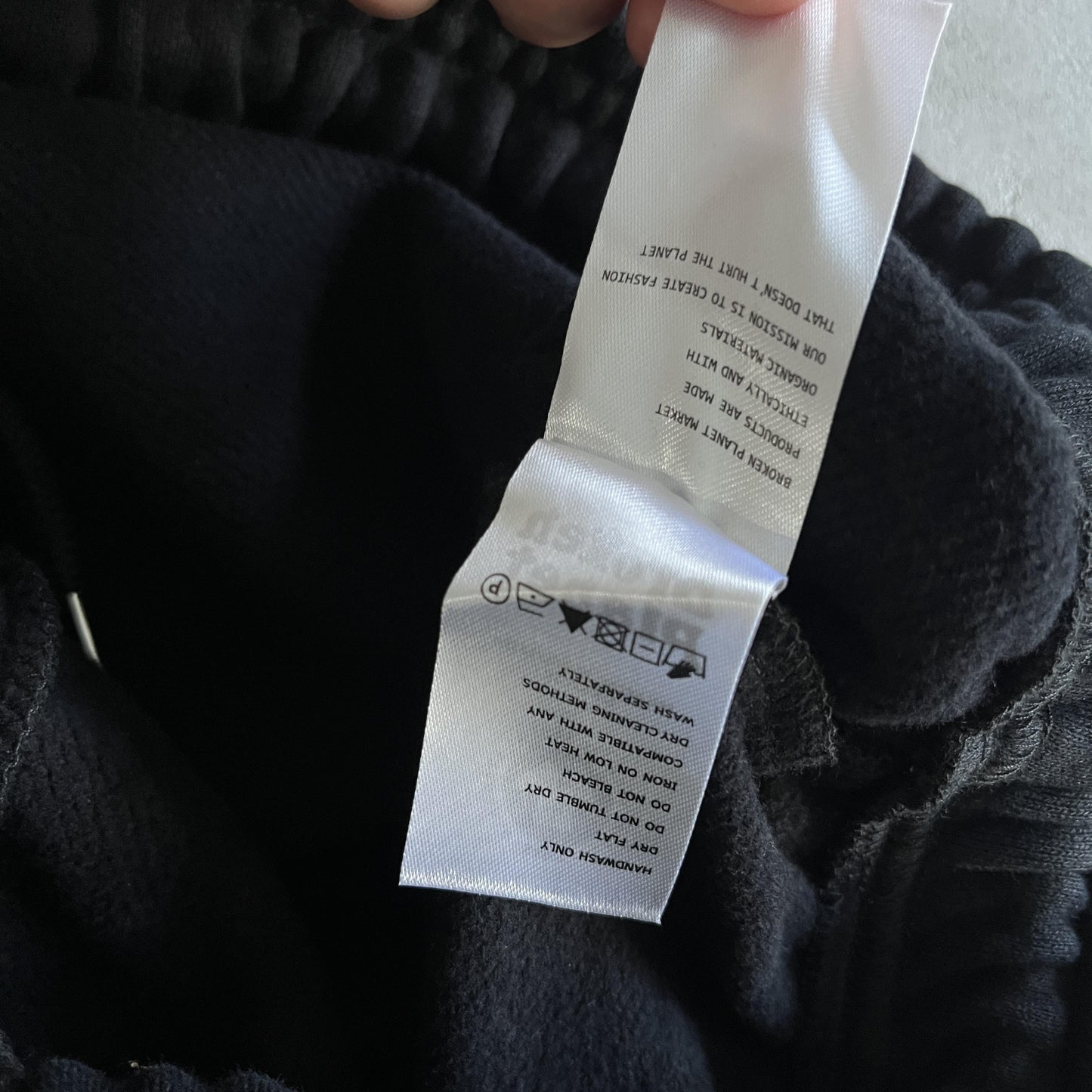 Pantalon de survêtement coupe droite Broken P noir
