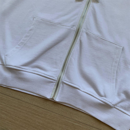 Sweat à capuche zippé Chrome Hearts