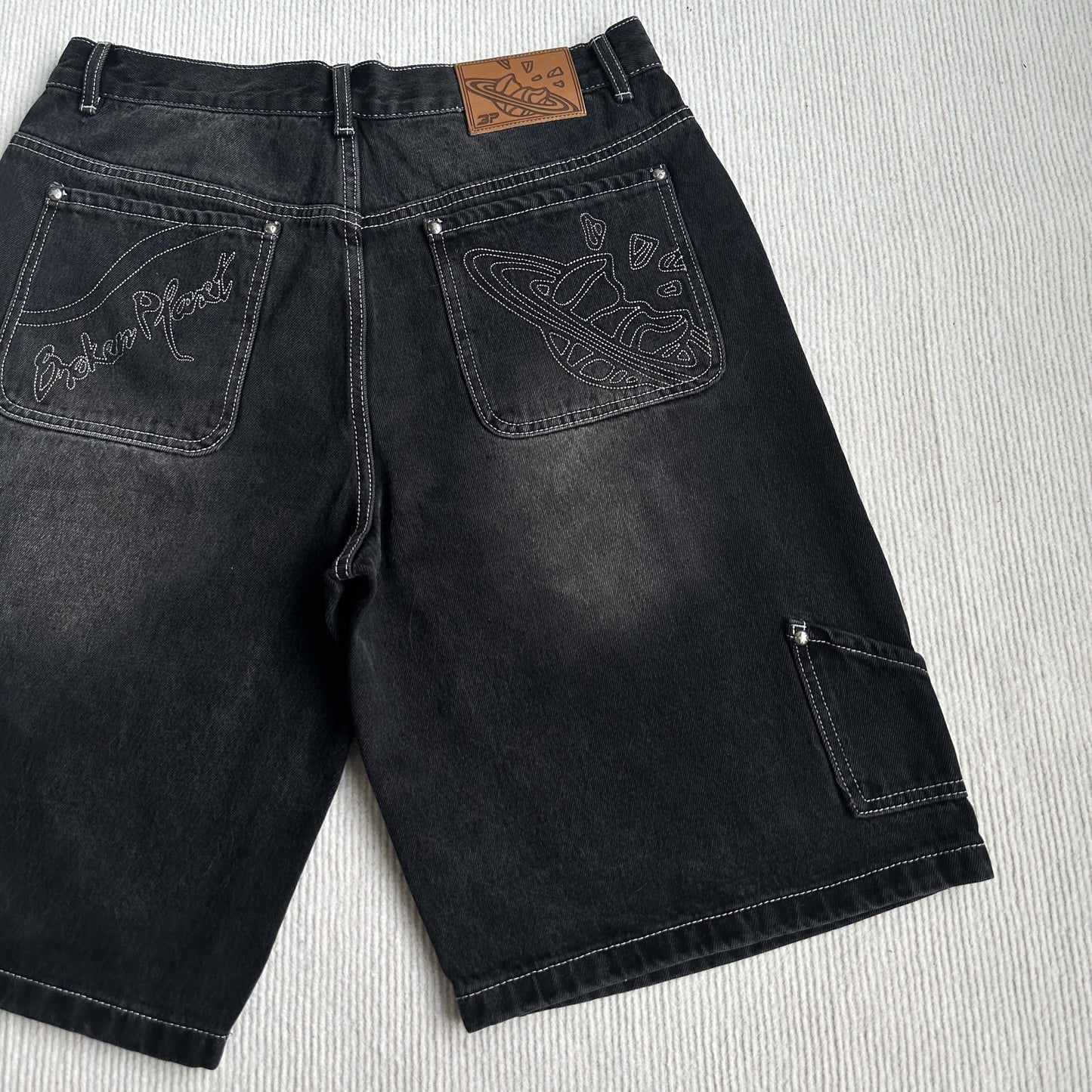 Short en jean Broken P