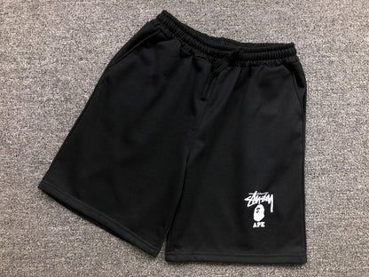 Short Bape x Stussy 19+