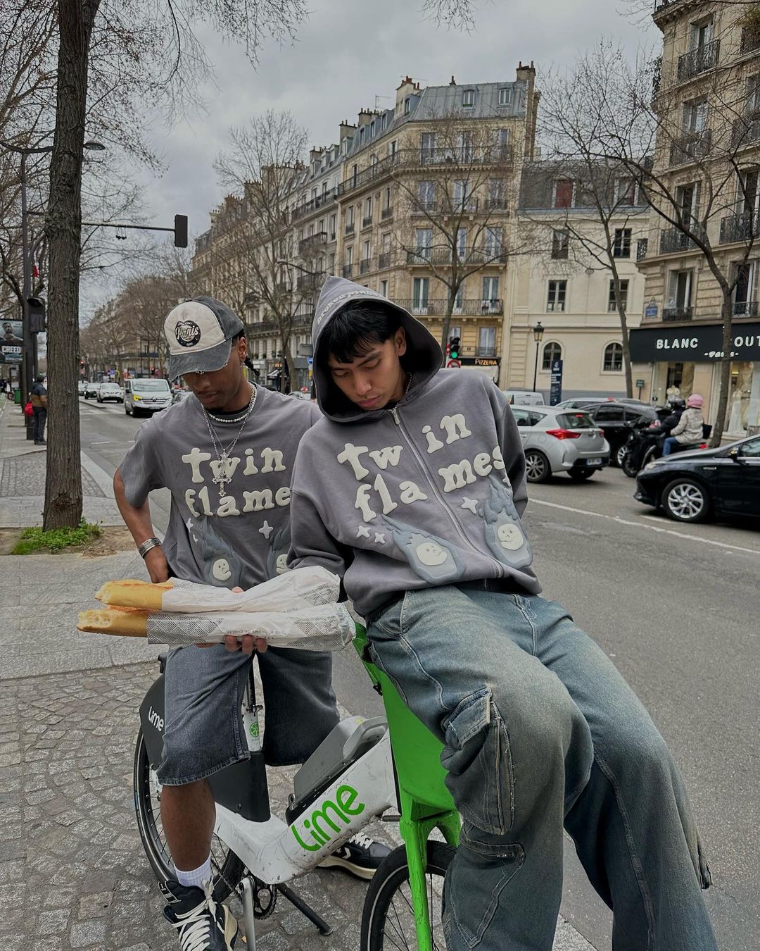 T-Shirt Cassé Double Bruines
