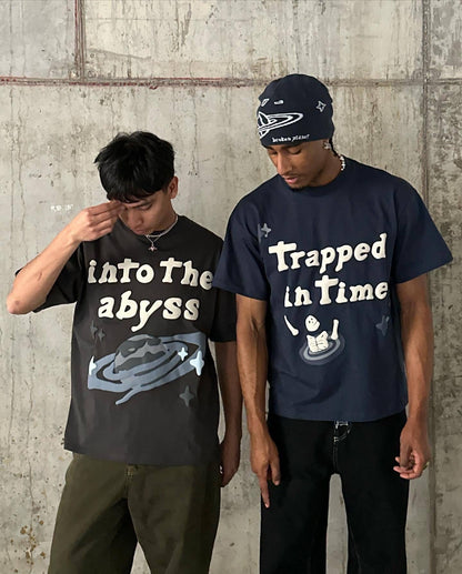 T-shirt Broken P dans les abysses