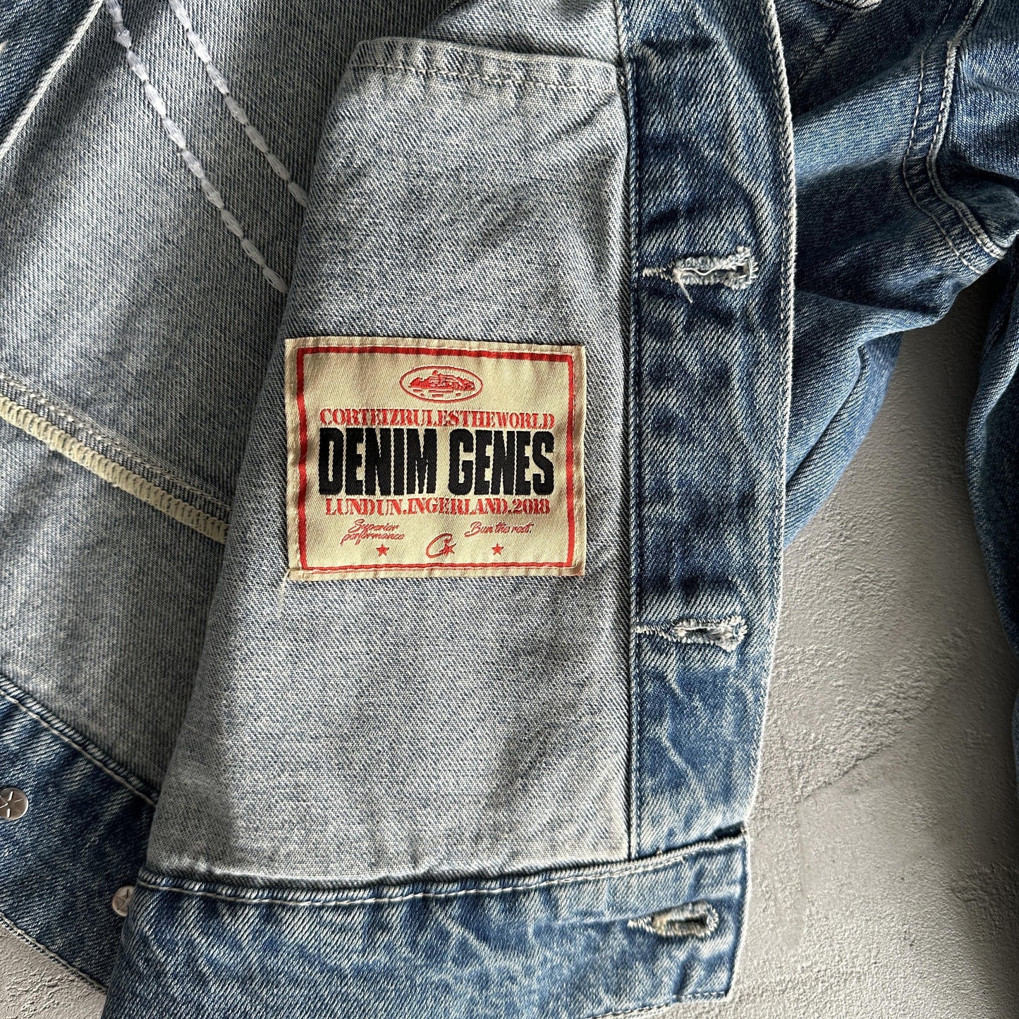 Veste en jean Corteiz