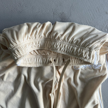 Pantalon en velours Corteiz crème