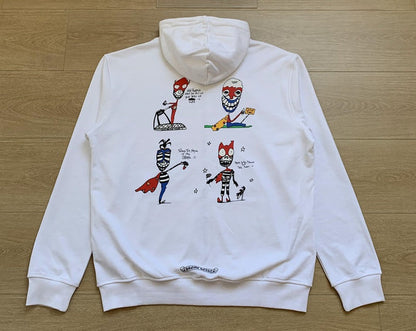 Sweat à capuche zippé Chrome Hearts