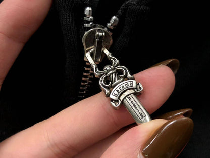 Sweat à capuche zippé Chrome Hearts