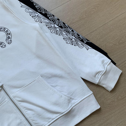 Sweat à capuche zippé Chrome Hearts