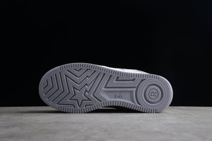 Bape Sta JJJJound Gris et Blanc
