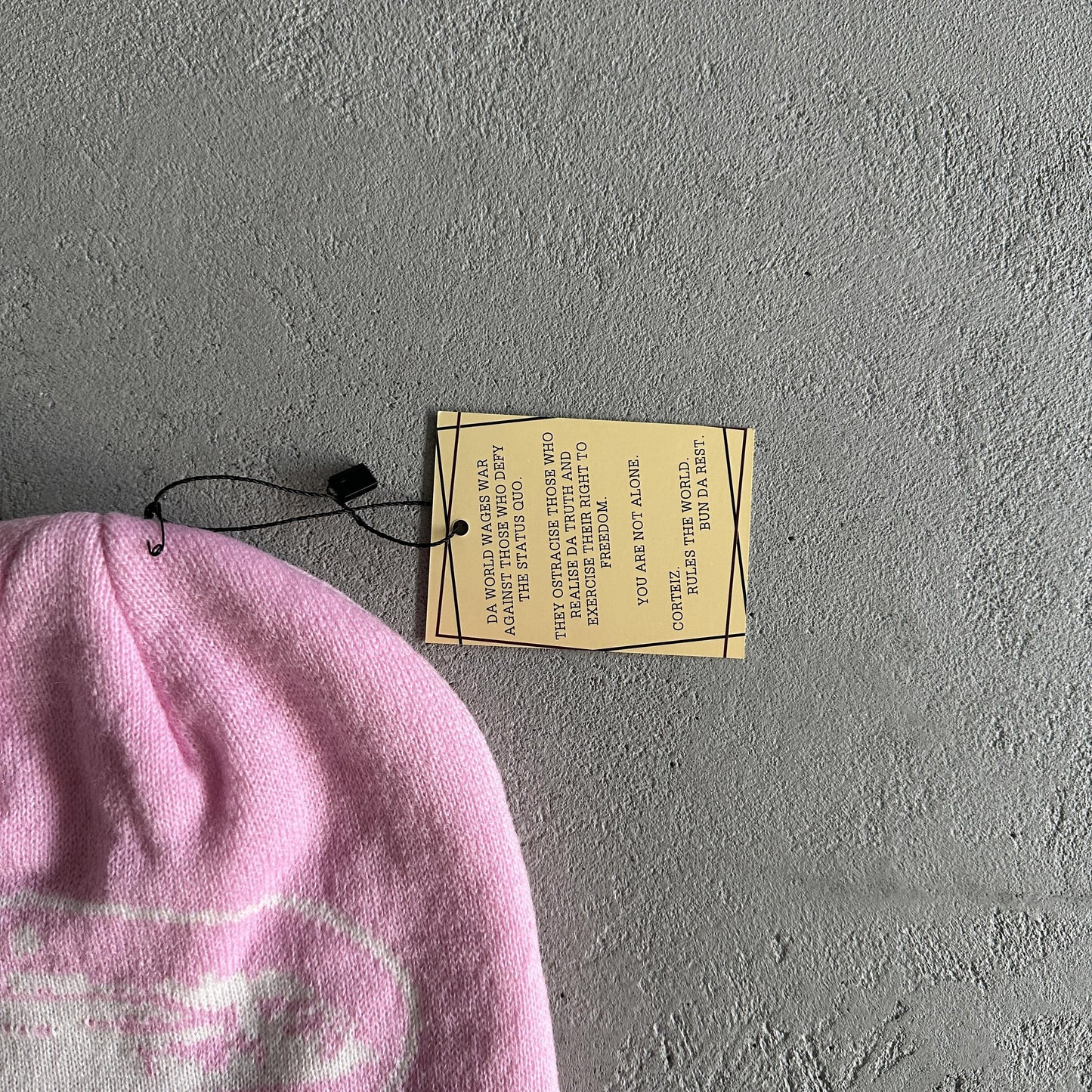 Bonnet Demon Corteiz - Chapeau Beige