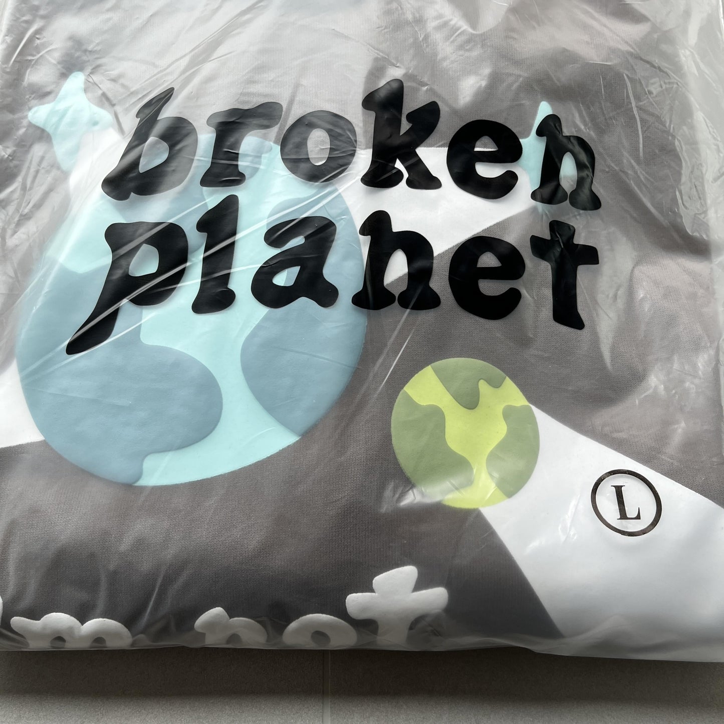 Sweat à capuche Broken P Market Blue Planet