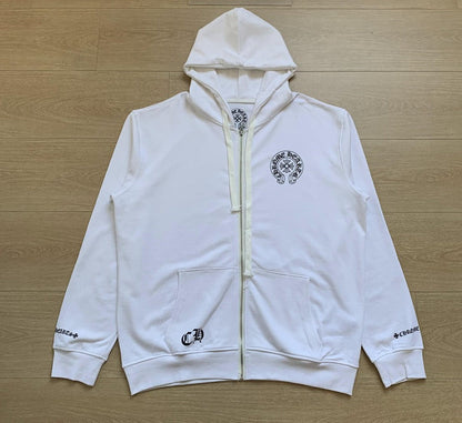 Sweat à capuche zippé Chrome Hearts