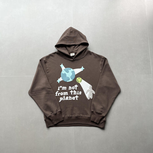 Sweat à capuche Broken P Market Blue Planet