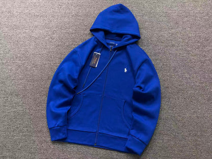 Felpa con cappuccio e zip basic Ralph Lauren